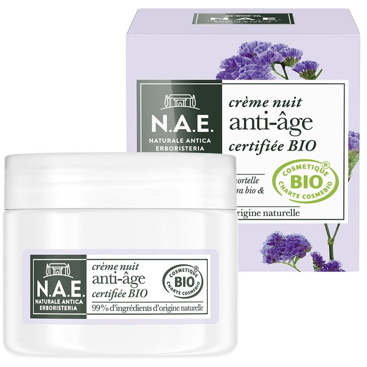 Crème de nuit anti-âge bio - Fleur d immortelle - Visage - 50 ml - 03 - 26764031