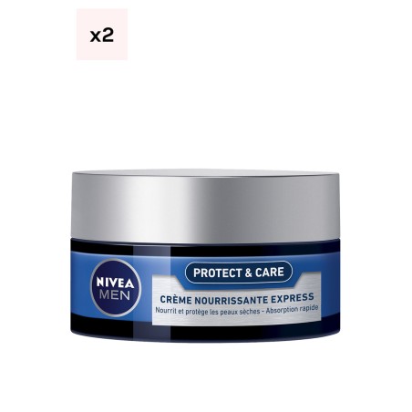 Duo de crèmes nourrissantes express - Protect & Care - Visage - Homme - 2 x 50 ml - 03 - 30108620