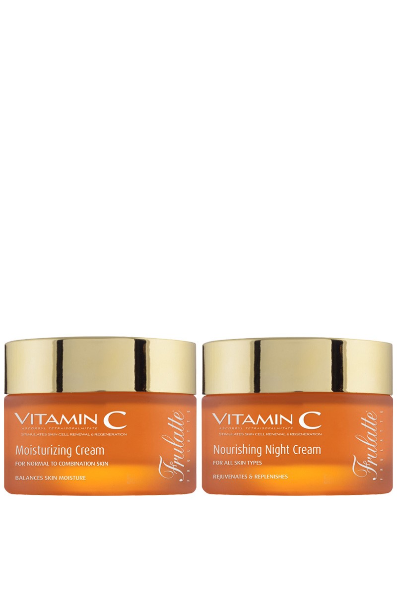 Duo hydratant & nourrissant - Vitamine C - Visage - Jour & nuit - 2 x 50 ml - 03 - 26779756