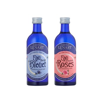 Duo eau florale de bleuet & eau aromatisée de roses - 2 x 200 ml - 03 - 26788883