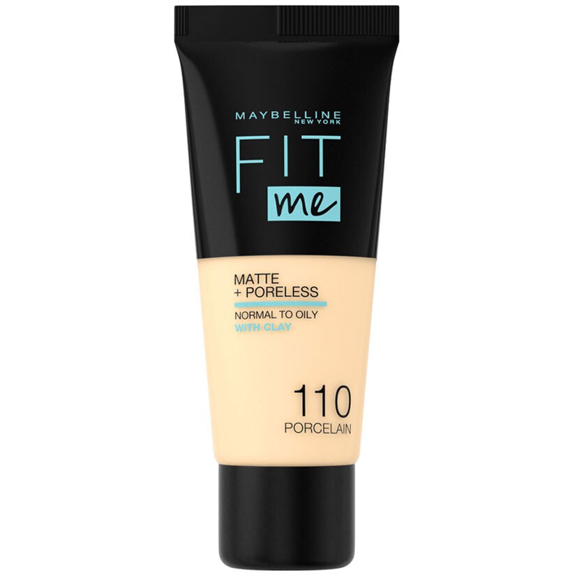 Fond de teint liquide matifiant - Fit Me Matte & Poreless - 110 Porcelaine - 30 ml - 03 - 27029340