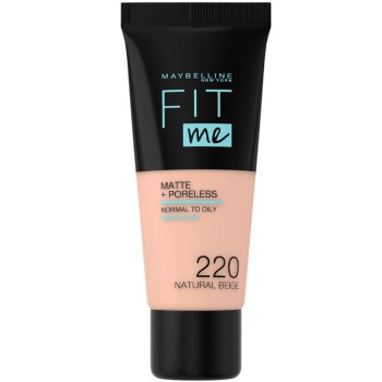 Fond de teint liquide matifiant - Fit Me Matte & Poreless - 220 Natural Beige - 30ml - 03 - 27821692