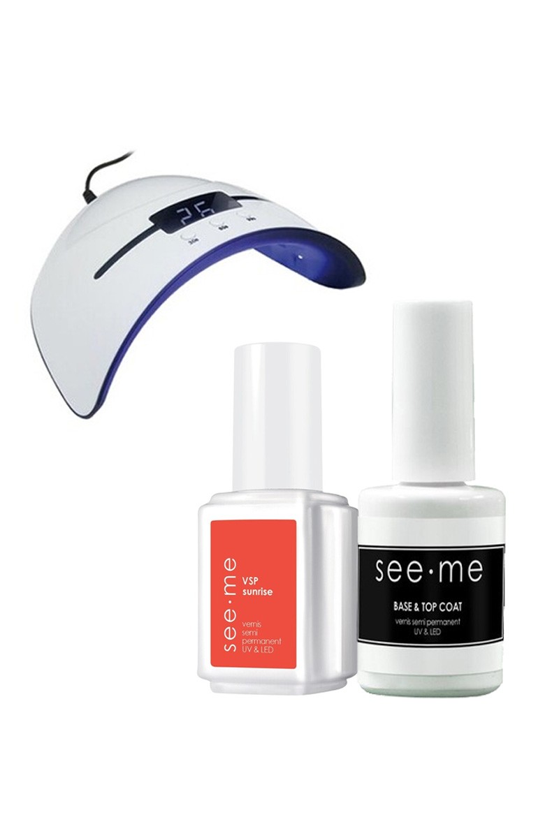 Kit manucure sunrise - Vernis, soins & lampe - 3 produits  - 03 - 30224417