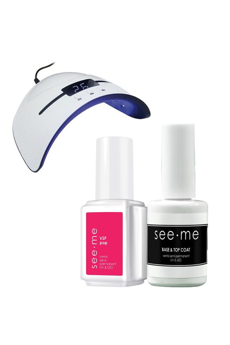 Kit manucure pop - Vernis, soins & lampe - 3 produits  - 03 - 30224418