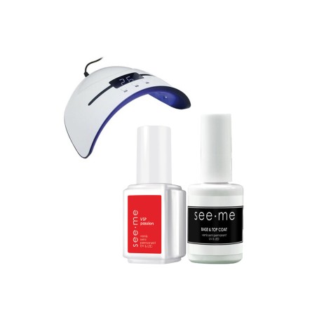 Kit manucure passion - Vernis, soins & lampe - 3 produits  - 03 - 30224419