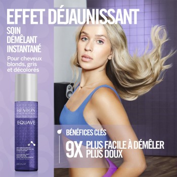 Soin démêlant & anti-jaunissement - Equave - Cheveux blonds, blancs ou méchés - 200 ml - 03 - 29824819