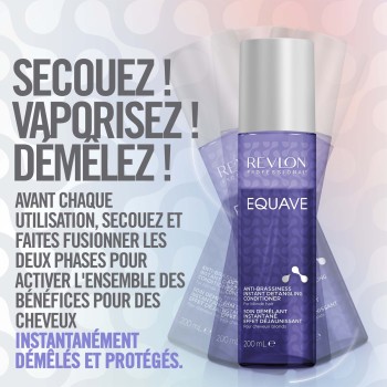 Soin démêlant & anti-jaunissement - Equave - Cheveux blonds, blancs ou méchés - 200 ml - 03 - 29824819