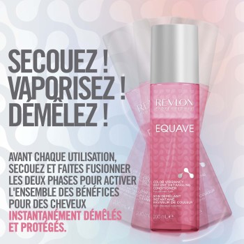 Soin démêlant & raviveur de couleur - Equave - Cheveux colorés - 200 ml - 03 - 29824842