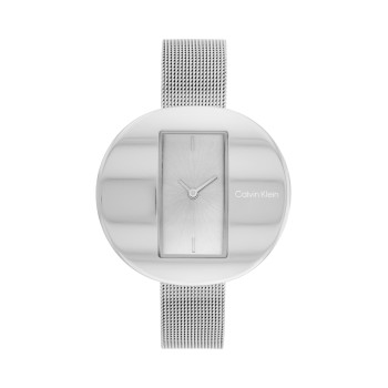 Montre à quartz en acier - Argenté - 02 - 33600047