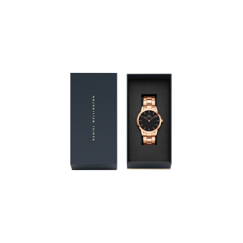 Montre en acier Iconic Link - 40 mm - Doré rose et noir - 02 - 31698801