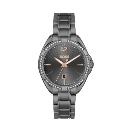 Montre à quartz en acier - Gris - 02 - 33159204