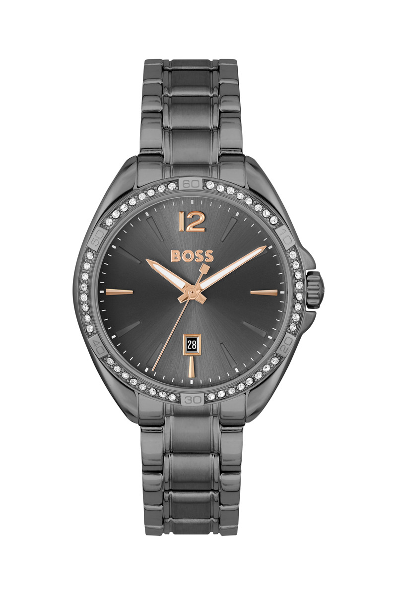 Montre à quartz en acier - Gris - 02 - 33159204