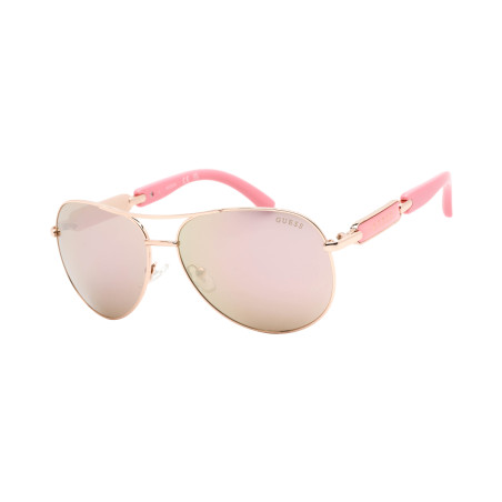 Lunettes de soleil femme - Verres effet miroir - Catégorie 3 - Guess - 02 - 33390899