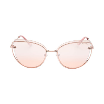 Lunettes de soleil femme - Verres effet miroir - Catégorie 3 - Guess - 02 - 33390900