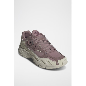 Sneakers en velours Astir W - Mauve et beige - 02 - 33528559