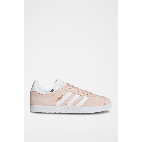 Sneakers en cuir Gazelle - Vieux rose et blanc - 02 - 33528520