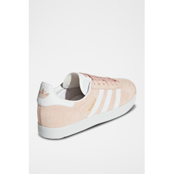 Sneakers en cuir Gazelle - Vieux rose et blanc - 02 - 33528520