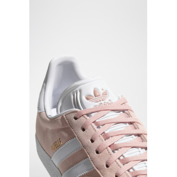 Sneakers en cuir Gazelle - Vieux rose et blanc - 02 - 33528520