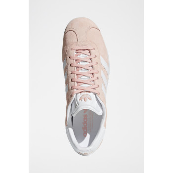 Sneakers en cuir Gazelle - Vieux rose et blanc - 02 - 33528520