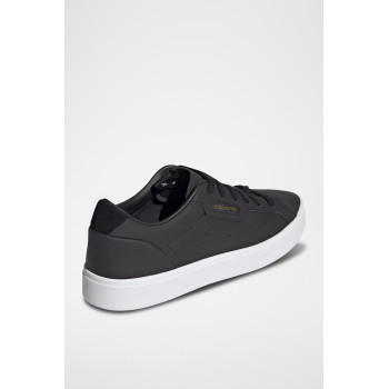 Sneakers en cuir Sleek - Noir - 02 - 33528564