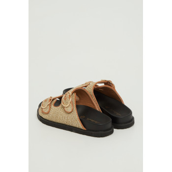 Mules - Beige et noir - 02 - 32954125