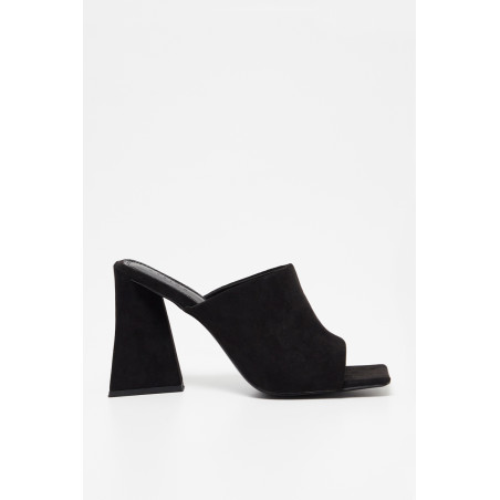 Mules à talons - Noir - 02 - 33144801