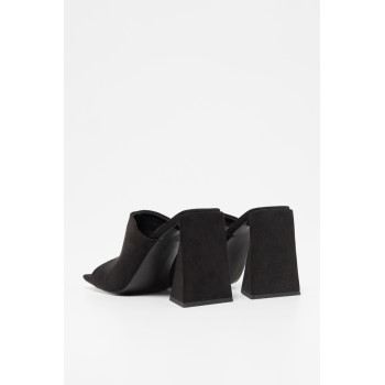 Mules à talons - Noir - 02 - 33144802