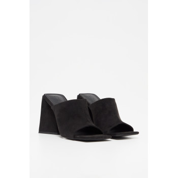 Mules à talons - Noir - 02 - 33144802