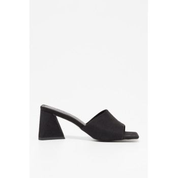 Mules à talons - Noir - 02 - 33144804