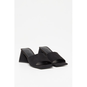 Mules à talons - Noir - 02 - 33144804