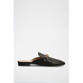 Mules en cuir - Noir - 02 - 33278678