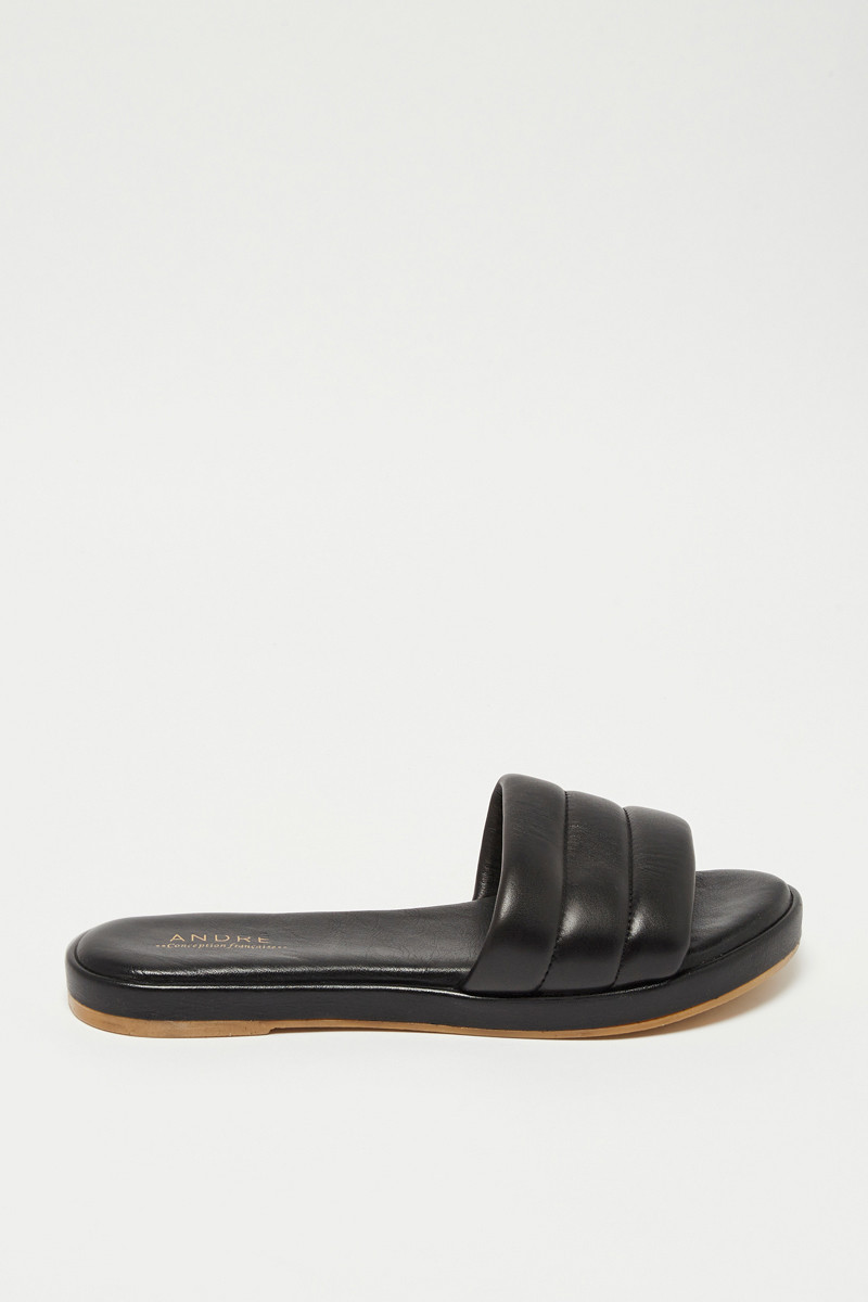 Mules en cuir Alexa - Noir - 02 - 33368666