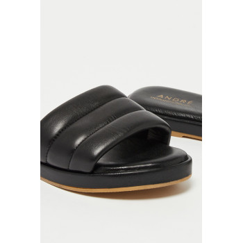 Mules en cuir Alexa - Noir - 02 - 33368666