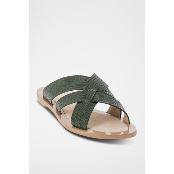 Mules en cuir Vatica - Vert - 02 - 33368670