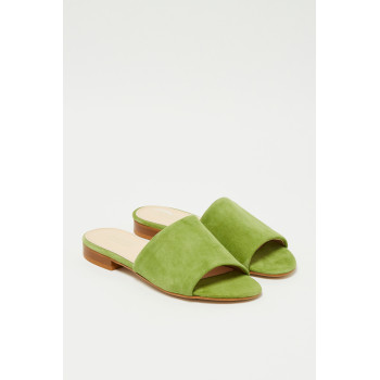 Mules en nubuck Inaya 2 - Vert clair - 02 - 33368672