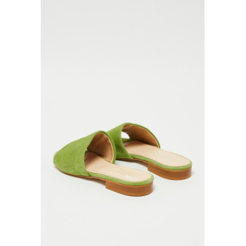 Mules en nubuck Inaya 2 - Vert clair - 02 - 33368672