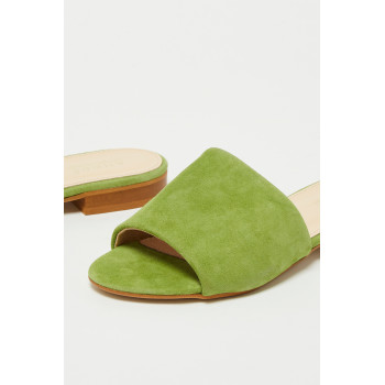 Mules en nubuck Inaya 2 - Vert clair - 02 - 33368672