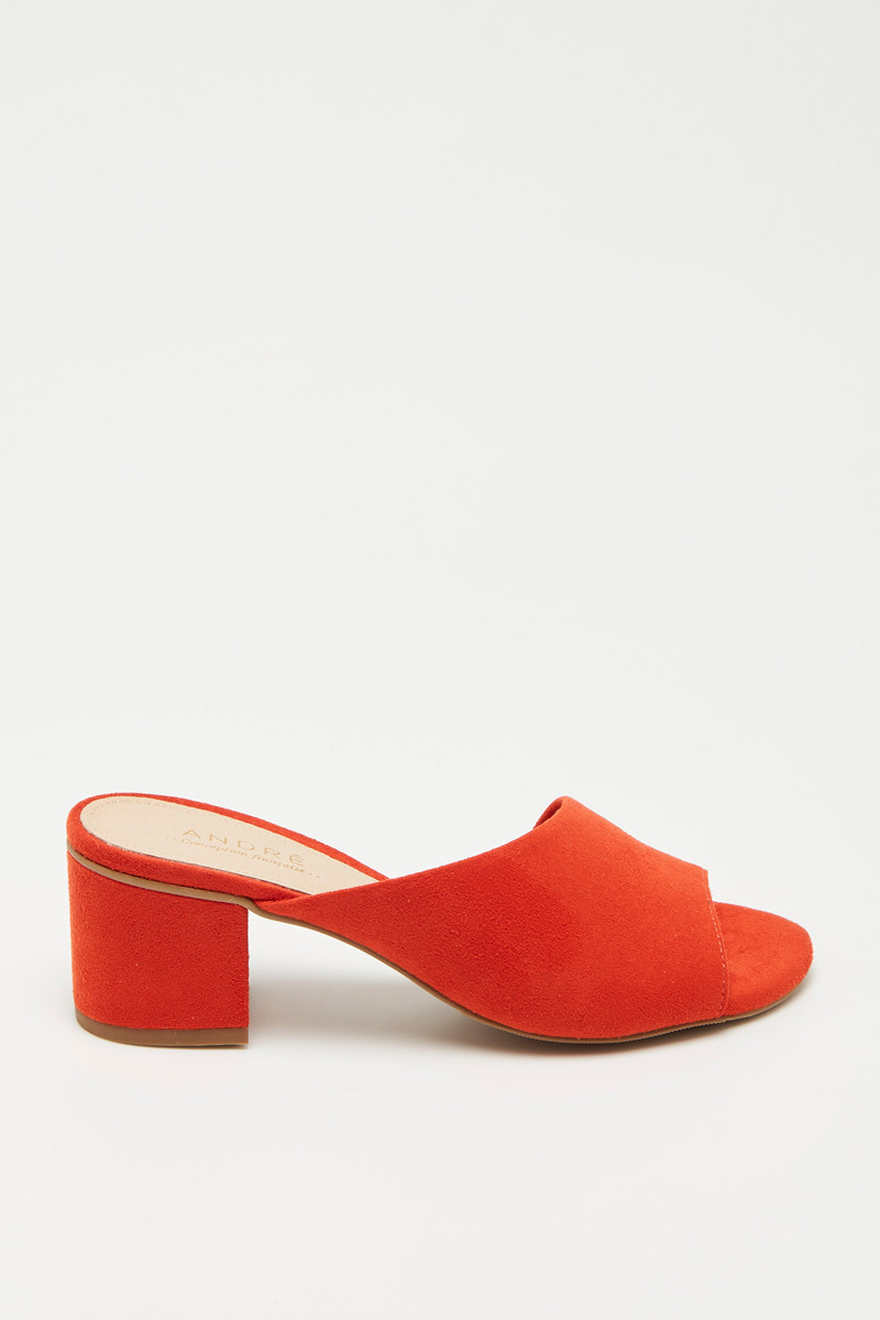 Mules à talons Jamme - Orange - 02 - 33368677