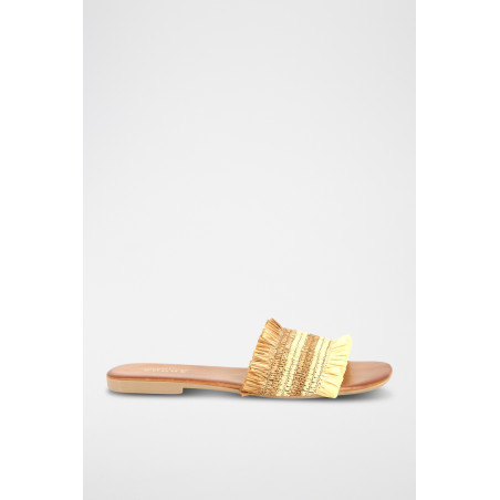 Mules en paille Macherie - Beige - 02 - 33368694