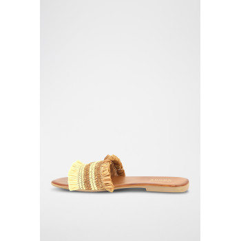 Mules en paille Macherie - Beige - 02 - 33368694