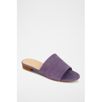 Mules en nubuck Inaya - Violet - 02 - 33368698