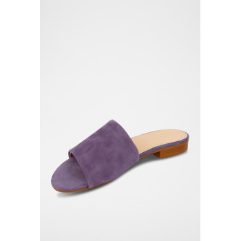 Mules en nubuck Inaya - Violet - 02 - 33368698