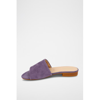 Mules en nubuck Inaya - Violet - 02 - 33368698