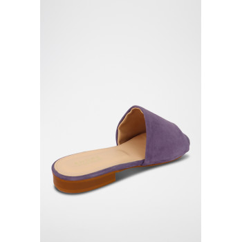 Mules en nubuck Inaya - Violet - 02 - 33368698