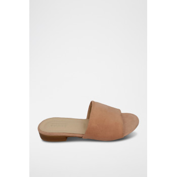 Mules en nubuck Inaya - Vieux rose - 02 - 33368701