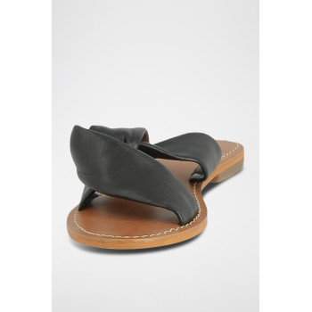 Mules en cuir Roxane - Noir - 02 - 33368709