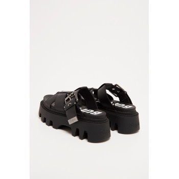 Mules plateformes Flora - Vegan - Noir - 02 - 33363682