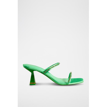 Mules à talons Rinita - Vert clair - 02 - 33445496