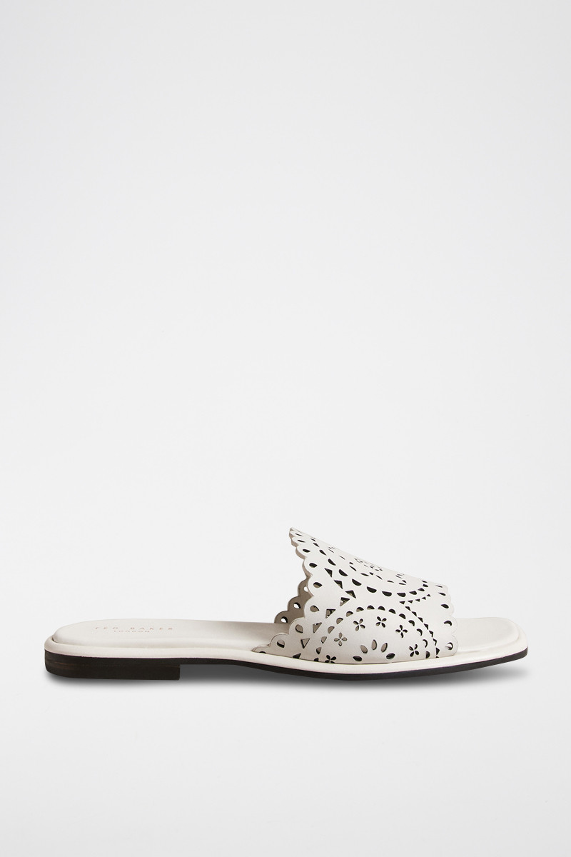 Mules en cuir Clovei - Blanc - 02 - 33445506