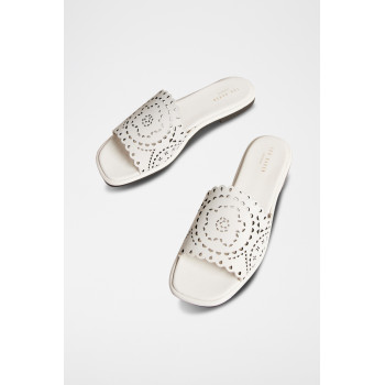 Mules en cuir Clovei - Blanc - 02 - 33445506